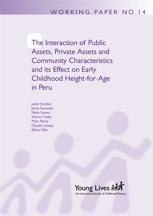 The interaction of public assets, private assets and community characteristics and its effect on early childhood height-for-age in Peru