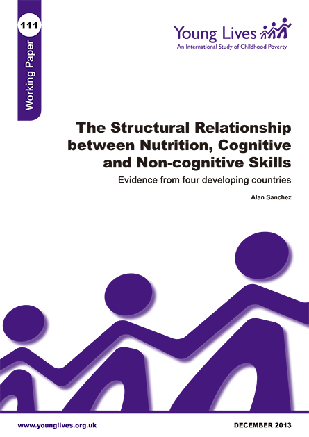 The structural relationship between nutrition, cognitive and non-cognitive skills: evidence from four developing countries