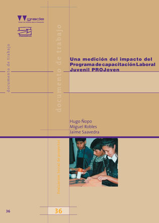 Una medición del impacto del Programa de Capacitación Laboral Juvenil ProJoven
