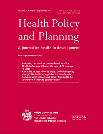 Public health infraestructure and equity in the utilization of outpatient health care services in Peru