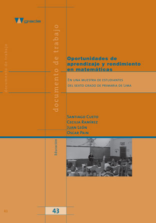 Oportunidades de aprendizaje y rendimiento en matemáticas en una muestra de estudiantes del sexto grado de primaria de Lima