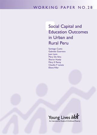 Social capital and education outcomes in urban and rural Peru