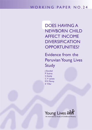 Does having a newborn child affect income diversification opportunities?: evidence from the peruvian young lives study
