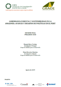 Gobernanza forestal y sostenibilidad en la Amazonía: avances y desafíos de políticas en el Perú