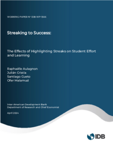 Streaking to success: the effects of highlighting streaks on student effort and achievement