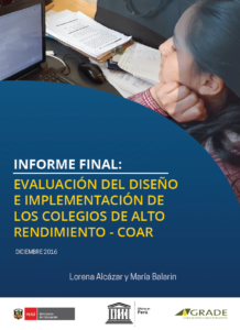Evaluation of the design and implementation of high performance schools – COAR