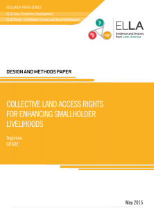 Collective land access rights for enhancing smallholder livelihoods