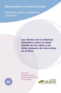 Los efectos de la violencia doméstica sobre la salud infantil de los niños y las niñas menores de cinco años en el Perú