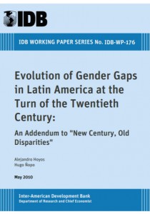 Evolution of Gender Gaps in Latin America at the Turn of the Twentieth Century: An Addendum to “New Century, Old Disparities”