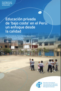 Educación privada de ‘bajo coste’ en el Perú: un enfoque desde la calidad