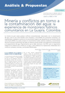 Colombia | Minería y conflictos en torno a la contaminación del agua: la experiencia de monitoreos hídricos comunitarios en La Guajira, Colombia