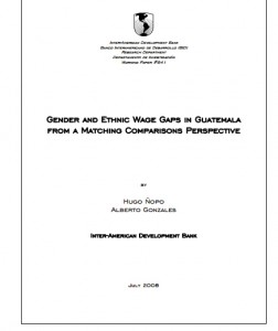 Gender and Ethnic Wage Gaps in Guatemala from a Matching Comparisons Perspective
