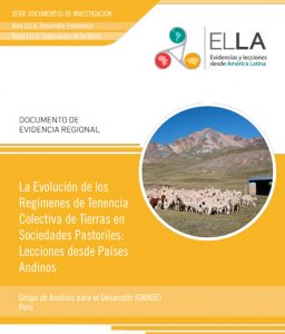 La Evolución de los Regímenes de Tenencia Colectiva de Tierras en Sociedades Pastoriles: Lecciones desde Países Andinos