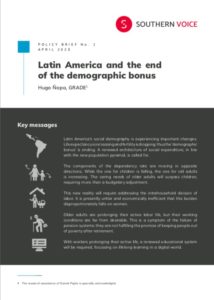 Latin America and the end of the demographic bonus