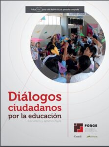 Diálogos ciudadanos por la educación: recursos y aprendizajes