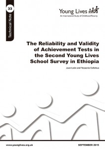 The Reliability and Validity of Achievement Tests in the Second Young Lives School Survey in Ethiopia