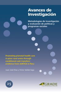Promoting prenatal health care in poor rural areas through conditional cash transfers: evidence from JUNTOS in Peru