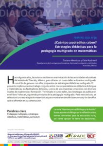 ¿Cuántos cuadraditos caben? Estrategias didácticas para la pedagogía multigrado en matemáticas