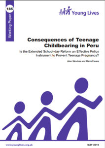 Consequences of teenage childbearing in Peru: is the extended school-day reform an effective policy instrument to prevent teenage pregnancy?
