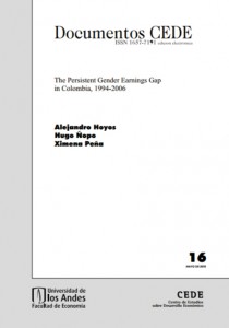 The Persistent Gender Earnings Gap in Colombia, 1994-2006
