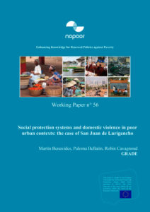 Social protection systems and domestic violence in poor urban contexts: the case of San Juan de Lurigancho