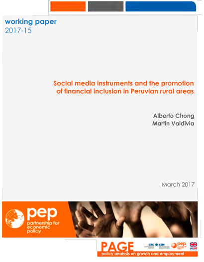 Social media instruments and the promotion of financial inclusion in peruvian rural areas
