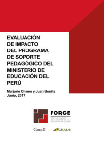 Evaluación de impacto del programa de soporte pedagógico del Ministerio de Educación del Perú