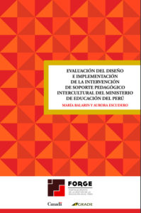 Evaluación del diseño e implementación de la intervención de soporte pedagógico intercultural del Ministerio de Educación del Perú