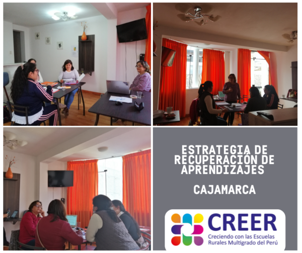CREER desarrolló taller para acompañantes pedagógicas en Cajabamba