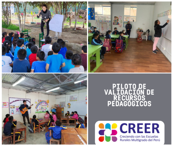 CREER inicia piloto de validación de recursos pedagógicos creados por el Proyecto