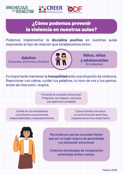 Cartillas para el Bienestar en la Escuela – Proyecto CREER