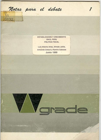 Estabilización y crecimiento en el Perú: política fiscal