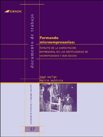 Formando microempresarias: impacto de la capacitación empresarial en las instituciones de microfinanzas y sus socias