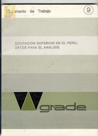 Educación superior en el Perú: datos para el análisis