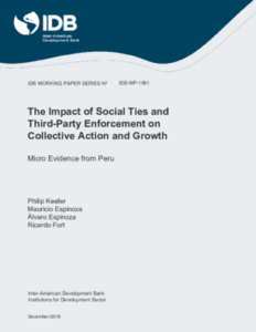 The impact of social ties and third-party enforcement on collective action and growth: micro evidence from Peru