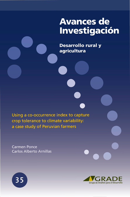 Using a co-occurrence index to capture crop tolerance to climate variability: a case study of Peruvian farmers