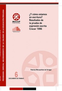 ¿Y cómo estamos en escritura? Resultados de la prueba de expresión escrita CRECER 1996