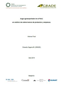 Auge agroexportador en el Perú: un análisis de sobrevivencia de productos y empresas