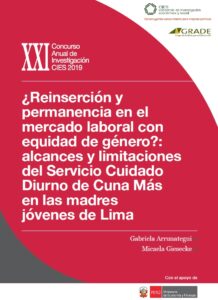 ¿Reinserción y permanencia en el mercado laboral con equidad de género?: el Servicio Cuidado Diurno en madres jóvenes