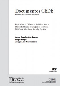 Equidad en la Diferencia: Políticas para la Movilidad Social de Grupos de Identidad. Misión de Movilidad Social y Equidad