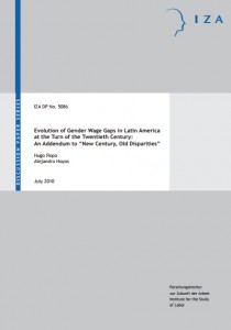 Evolution of Gender Wage Gaps in Latin America at the Turn of the Twentieth Century: An Addendum to “New Century, Old Disparities”