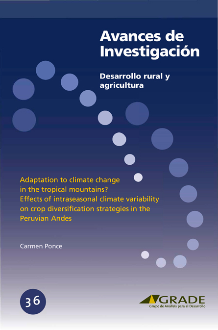 Adaptation to climate change in the tropical mountains? Effects of intraseasonal climate variability on crop diversification strategies in the Peruvian Andes