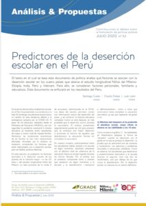 Predictores de la deserción escolar en el Perú