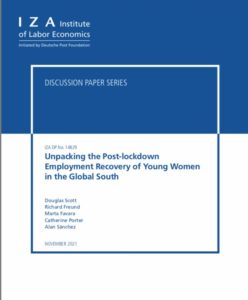 Unpacking the Post-lockdown Employment Recovery of Young Women in the Global South