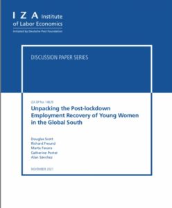 Unpacking the post-lockdown employment recovery of young women in the global south