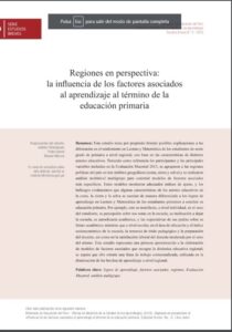 Regiones en perspectiva: la influencia de los factores asociados al aprendizaje al término de la educación primaria