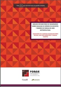 Análisis exploratorio de imaginarios sobre igualdad de género en docentes y madres de familia de Lima Metropolitana