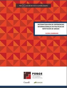 Sistematización de experiencias internacionales en políticas de repetición de grado