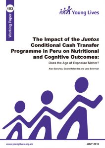 The Impact of the Juntos Conditional Cash Transfer Programme in Peru on Nutritional and Cognitive Outcomes: Does the Age of Exposure Matter?
