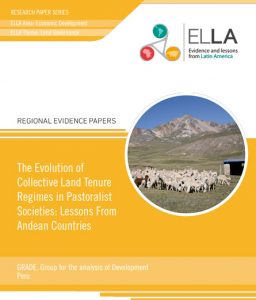 The Evolution of Collective Land Tenure Regimes in Pastoralist Societies: Lessons From Andean Countries